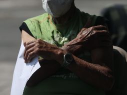 La aplicación de la vacuna entre adultos mayores comenzó hace varias semanas en México, y se han vuelto virales las historias de quienes acuden de forma poco convencional para recibir el antídoto. EFE / S. Gutiérrez