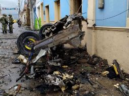 Al lugar llegaron miembros del Ejército y de la Policía para atender la situación. EFE/Alcaldía de Corinto