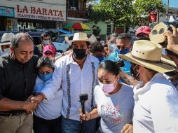 Félix Salgado Macedonio informó que impugnará ante el Tribunal Federal Electoral la decisión del INE de cancelar su registro. EFE/ARCHIVO