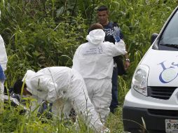 La fosa fue localizada el mes de marzo del 2020 cuando agentes estatales llegaron al sitio. EL INFORMADOR /ARCHIVO