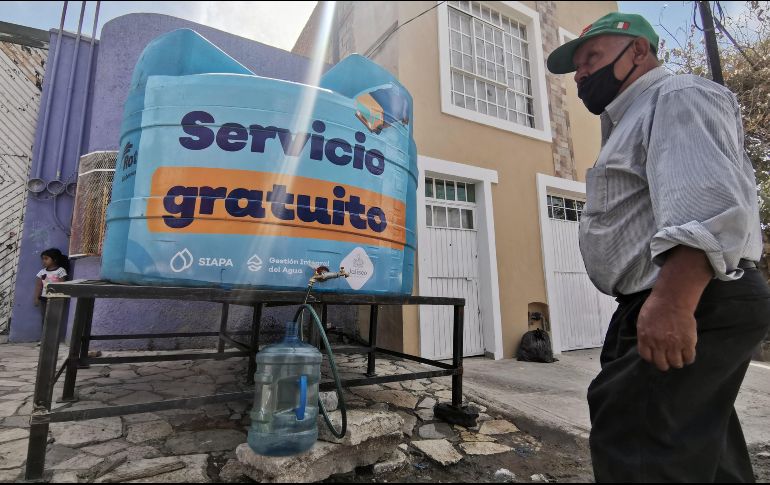 Ante el desabasto de agua, el SIAPA exhorta a cuidar el vital líquido. SIAPA / ARCHIVO