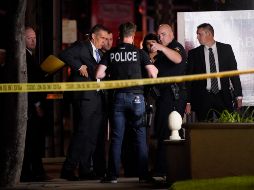 Los policías que llegaron al lugar recibieron disparos y respondieron a la agresión. AP/J. Hong