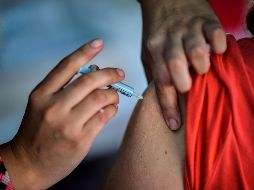 AMLO destaca que ayer miércoles se vacunaron 467 mil 642 adultos mayores de 60 años en todo el país y refirió que fue cifra récord de vacunación en un día. AFP / R. Schemidt