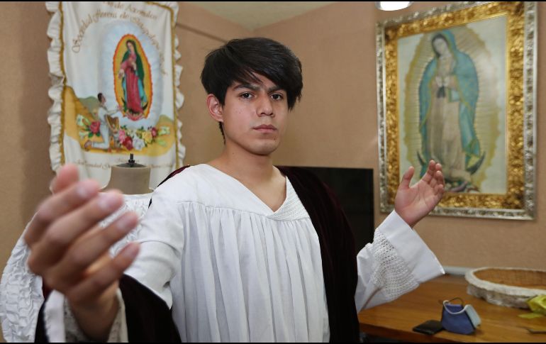 Brandon Rodrigo Neri representara a Cristo en el viacrusis en Iztapalapa. 