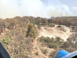 Reportan incendio en paraje Las Canoas en La Primavera. ESPECIAL