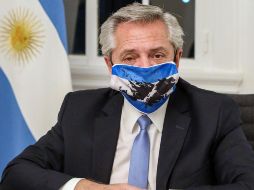 Alberto Fernández se encuentra aislado y cumpliendo el protocolo de salud. AFP/Oficina de prensa de la Presidencia de Argentina