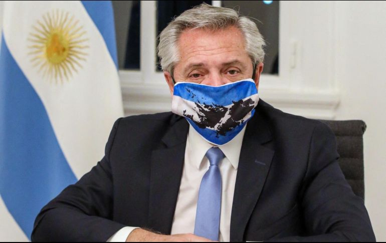 Alberto Fernández se encuentra aislado y cumpliendo el protocolo de salud. AFP/Oficina de prensa de la Presidencia de Argentina