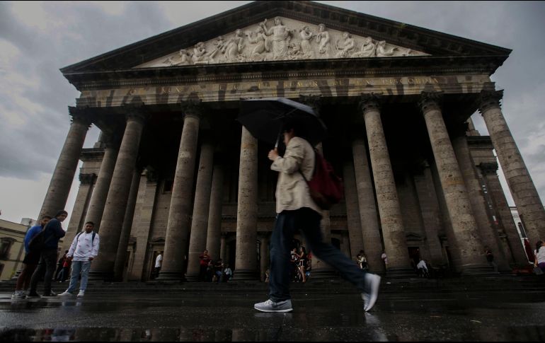 La Conagua confirmó la presencia de lluvias y nubes según la imagen del satélite. EL INFORMADOR / ARCHIVO