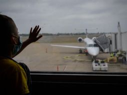 Las autoridades encontraron más de nueve mil niños migrantes no acompañados en febrero, la cifra más alta para un mes desde mayo de 2019, cuando más de 11 mil menores fueron detectados en la frontera. AFP