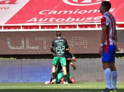 Al medio tiempo, Santos gana el partido 1-0. IMAGO7 / S. Bautista