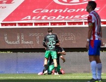 Al medio tiempo, Santos gana el partido 1-0. IMAGO7 / S. Bautista