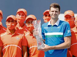 NOVEL. El joven jugador polaco es el primer tenista de su país en ganar un Masters 1000. Hoy amanece en el sitio 16 del ranking mundial. AFP• M. Stockman