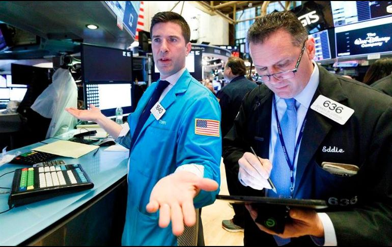 Este lunes, el Dow Jones de Industriales ascendió un 1.13 % o 373.98 puntos, hasta 33 mil 527.19 unidades. EFE/J. Lane