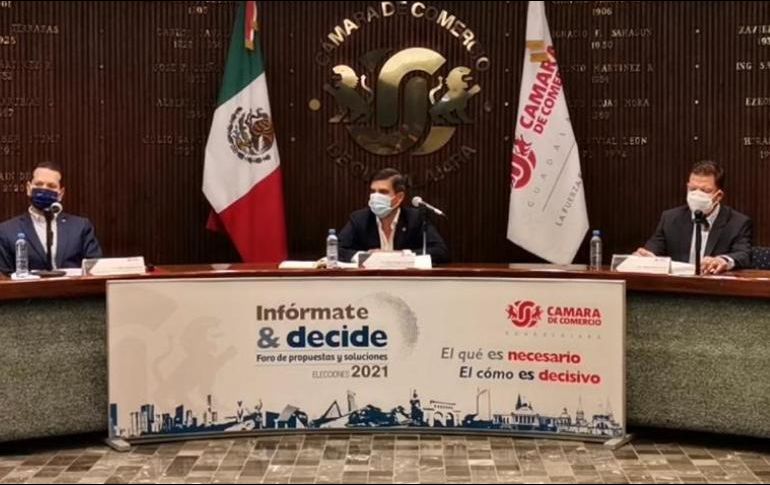 Los integrantes de la Canaco pedirán que los candidatos firmen un documento con el compromiso de atender la Agenda Pública. ESPECIAL /