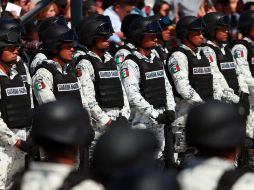 Aseguran que los elementos de la Guardia Nacional disponen de un plan de estudios y una malla curricular en materia de seguridad pública fundada en los derechos humanos. NTX/ARCHIVO