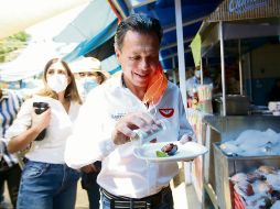 Lemus aseguró que su trayectoria empresarial le permite entender las necesidades de los comerciantes. ESPECIAL