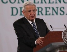 ''Un pésame, a los familiares, amigos y al Reino Unido por la muerte del príncipe Felipe, esposo de la reina Isabel II de Inglaterra, en nombre del pueblo y del Gobierno de México'', dijoAMLO en una durante la mañanera. SUN / C. Mejía