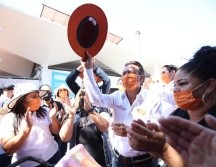 El candidato tuvo un recorrido el día de hoy por el mercado Esteban Baca Calderón, de Guadalajara. ESPECIAL