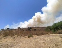 Detallan que las condiciones del clima han facilitado la propagación de las llamas en la zona. ESPECIAL