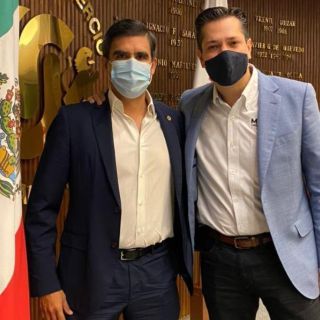 Mauro Garza Marín divulga propuestas a los comerciantes