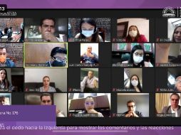 La reunión se realizó vía internet y tuvo como único punto la aprobación del dictamen. TWITTER / @LegislativoJal