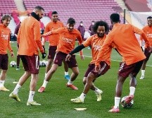 MOTIVADOS. Trece partidos oficiales consecutivos sin perder unidos a esos dos últimos triunfos de prestigio suponen una gran inyección de moral para el Real Madrid de cara a un encuentro complicado. ESPECIAL
