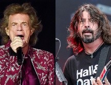 Mick Jagger y Dave Grohl. AP