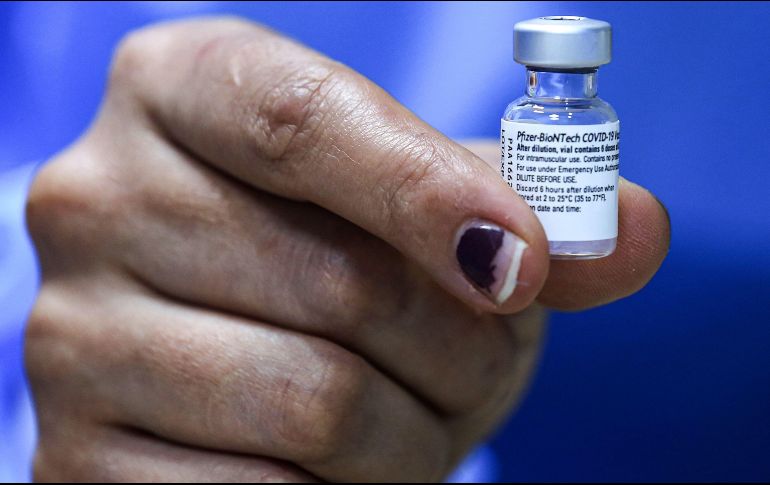 La alianza Pfizer/BioNTech ya había anunciado en febrero que estaba estudiando los efectos de una tercera dosis de su vacuna en un estudio clínico. AFP/A. Al-Rubaye