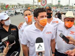 Samuel García aseguró que la difusión del video muestra que Adrián de la Garza está desesperado por su desventaja en las elecciones. TWITTER/@samuel_garcias