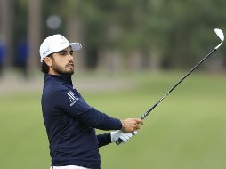 El mexicano Abraham Ancer fue de quienes tomaron buen provecho de las condiciones para registrar un gran resultado y pegar un buen salto en el tablero. AFP / S. Greenwood