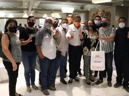 El aspirante emecista destacó el papel de las y los profesores en la juventud. ESPECIAL