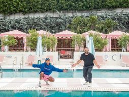 Pharrell Williams y David Grutman. Los dueños del hotel, listos para ofrecer el mejor servicio. Cortesía