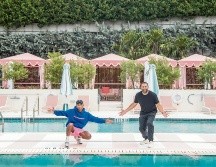 Pharrell Williams y David Grutman. Los dueños del hotel, listos para ofrecer el mejor servicio. Cortesía