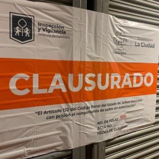 Guadalajara emite 4 clausuras por relajación de medidas sanitarias