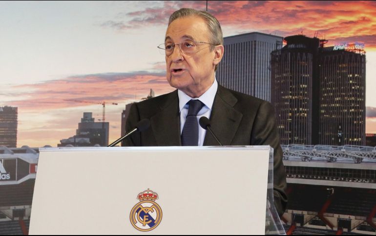 El primer presidente de la Superliga es el español Florentino Pérez, presidente del Real Madrid. EFE/ARCHIVO