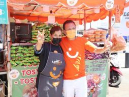 Pablo Lemus estuvo en la colonia San Andrés. ESPECIAL