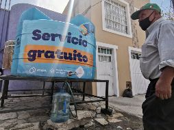 Para solicitar pipas gratuitas se puede llamar a la línea telefónica SIAPATEL 3668-2482 con atención las 24 horas del día. ESPECIAL / SIAPA