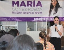 María Gómez aseguró que Kumamoto todavía no entrega su 3 de 3 contra la violencia de género. TWITTER/@MariaGomezRue