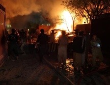 Al menos 12 personas resultaron heridas tras el atentado. EFE/F. Ahmed