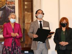 El reconocimiento fue entregado este jueves por la secretaria de Gobernación, Olga Sánchez Cordero. ESPECIAL/CNDH