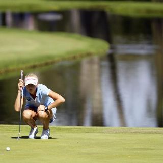 Jessica Korda se aferra al liderato del Hugel-Air Premia LA Open