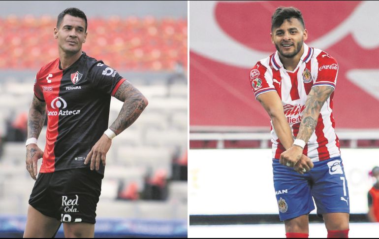 Milton Caraglio ya sabe lo que es anotarle al Guadalajara; por su parte, Alexis Vega le ha marcado cuatro goles a los Zorros. IMAGO7