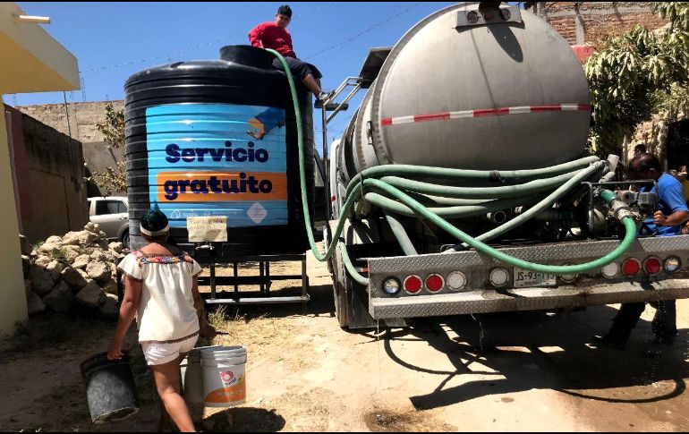 La distribución del vital líquido estará dentro de un horario de 08:00 a 20:00 horas. ESPECIAL/ SIAPA