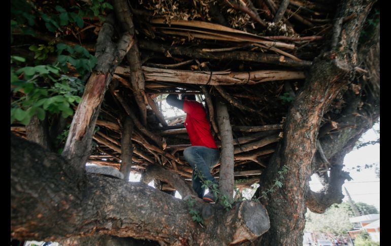 Cuando se va, la cierra, pues incluso tiene puerta, a fin de que no se la vayan a vandalizar. EL INFORMADOR / G. Gallo