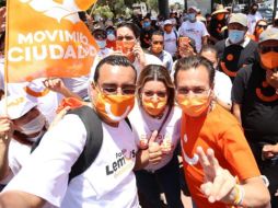 El candidato emecista recibe muestras de apoyo al proyecto de gobierno que tiene para la capital de Jalisco. ESPECIAL