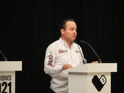 Maldonado participó en un debate televisivo de candidatos a la alcaldía de Tlaquepaque. ESPECIAL