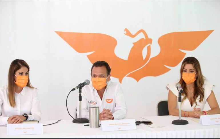 Lemus presumió que su planilla tiene mayoría de espacios ocupados por mujeres. ESPECIAL /