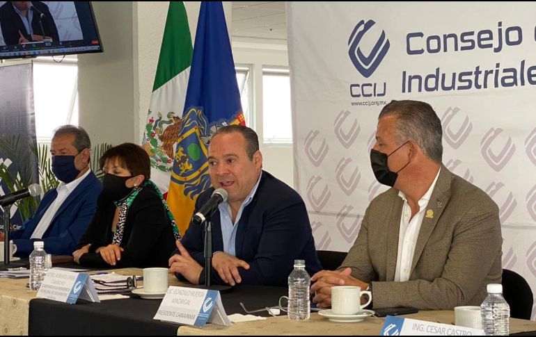 Alberto Uribe prometió que triplicará la inversión privada nacional e internacional en Zapopan. TWITTER / @CCIJalisco