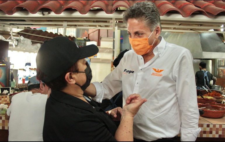 Juan José Frangie se comprometió a darle seguimiento a las obras públicas realizadas en Ciudad Granja durante las gestiones como Jefe de Gabinete. TWITTER / @juanjosefrangie