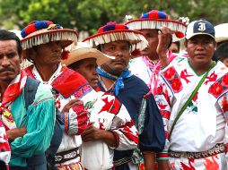 Los conflictos, vinculados a procesos agrarios, se dan esta mañana al filo de las 11:00 horas en un punto cercano al lugar sagrado conocido como Teekata. EL INFORMADOR /ARCHIVO